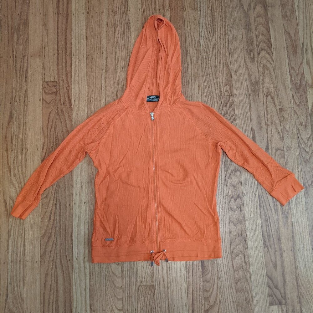 Lauren Active Ralph Lauren Zip 4/3 Sleeve Top Jacket